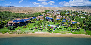 Exterior of Castle Molokaʻi Shores from the ocean side