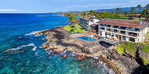 Exterior of Poʻipū Shores Resort